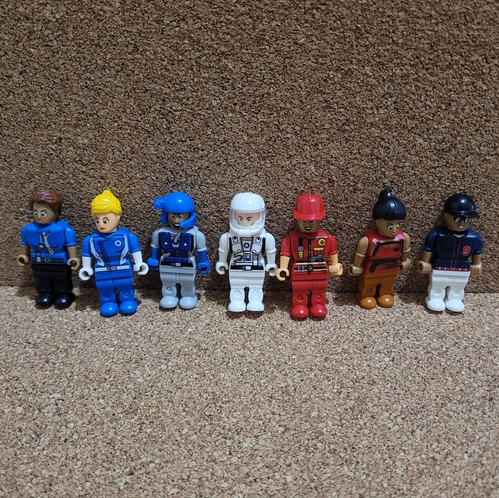 Make It Blocks SPACE Figures SPACE Action SPACE Force Mixes Lot-7.Used i